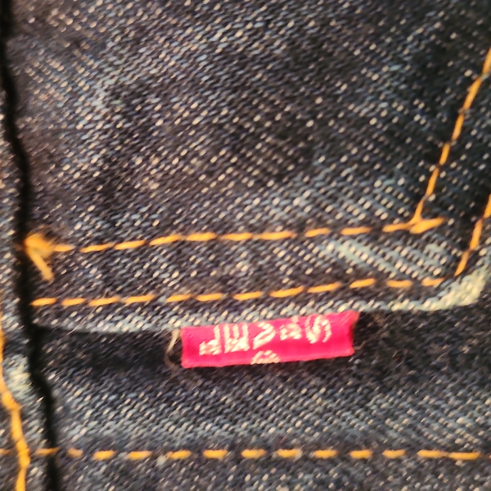 Levi's Big E Vintage Trucker Dark Blue Denim Jacket 1960s - Picture 4 of 14
